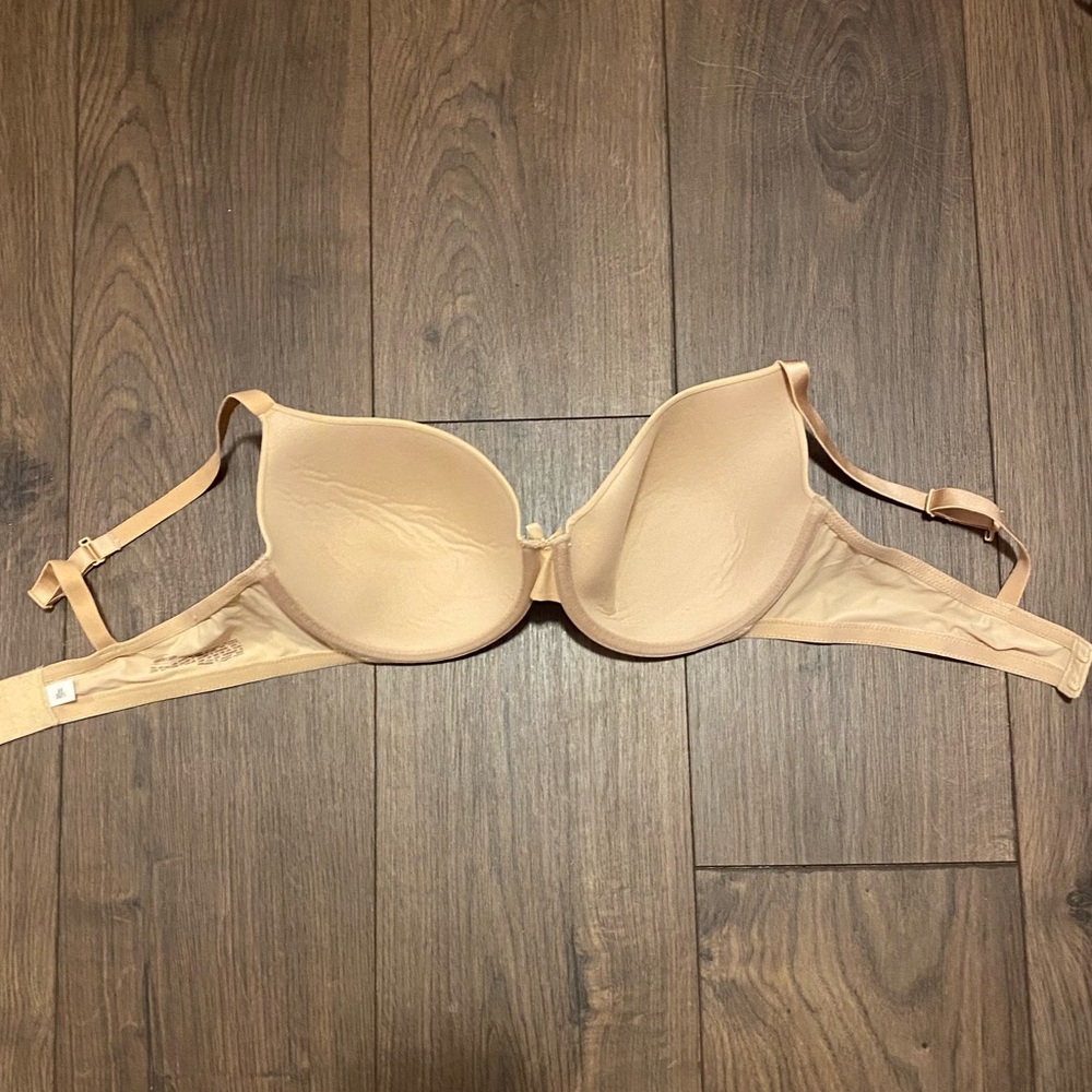 NWOT Auden nude/beige T-shirt bra - Picture 2 of 4